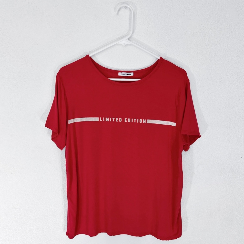 Red limited edition top